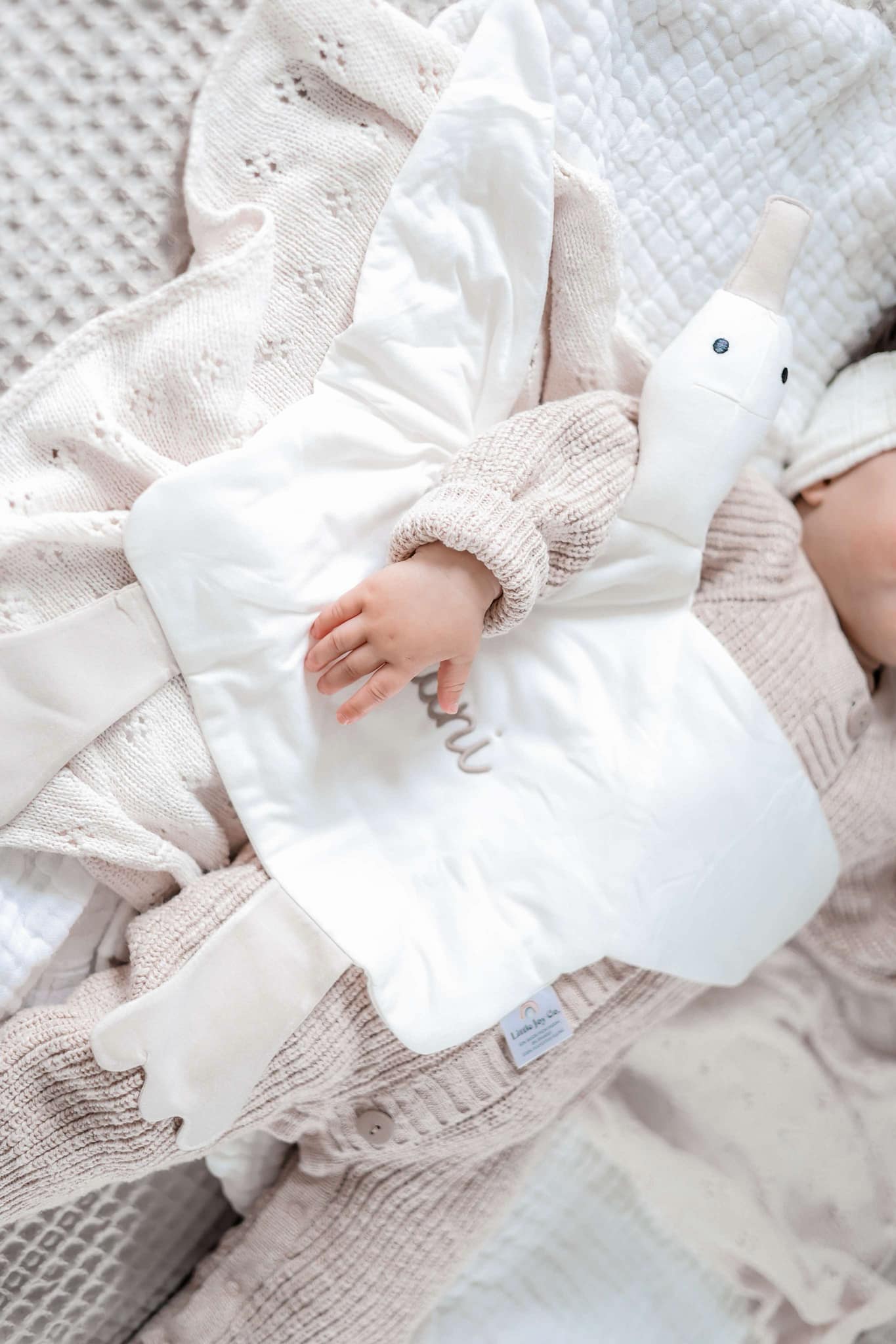 Benutzerdefinierte bestickte Bambus Ente Lovey - XL Plüsch