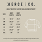 Mama Chenille Adult Waffle Sleeve Crewneck - Faded Autumn