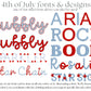 Custom 4th of July Overall Bubble Romper - more colors & pick your design!