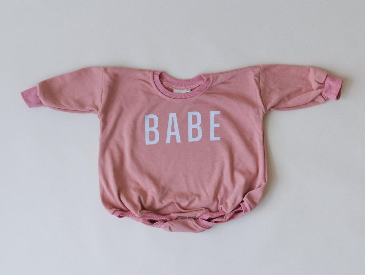 BABE Sweatshirt Romper - more colors - Little Joy Co.