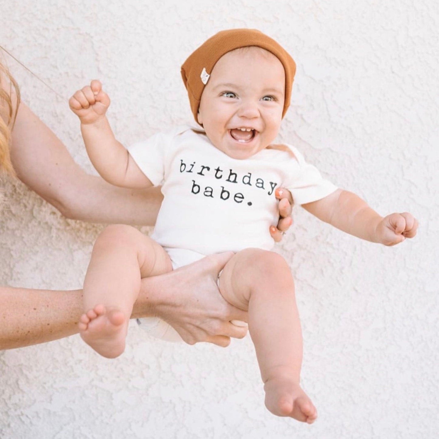 Birthday Babe - Organic Short Sleeve Baby Bodysuit