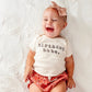 Birthday Babe - Organic Short Sleeve Baby Bodysuit