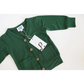 Buttery Soft Forest Green Baby Grandpa Cardigan