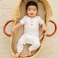 Bamboo Henley Romper - Little Joy Co.