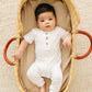 Bamboo Henley Romper - Little Joy Co.