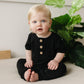 Bamboo Henley Romper - Little Joy Co.