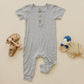 Bamboo Henley Romper - Little Joy Co.