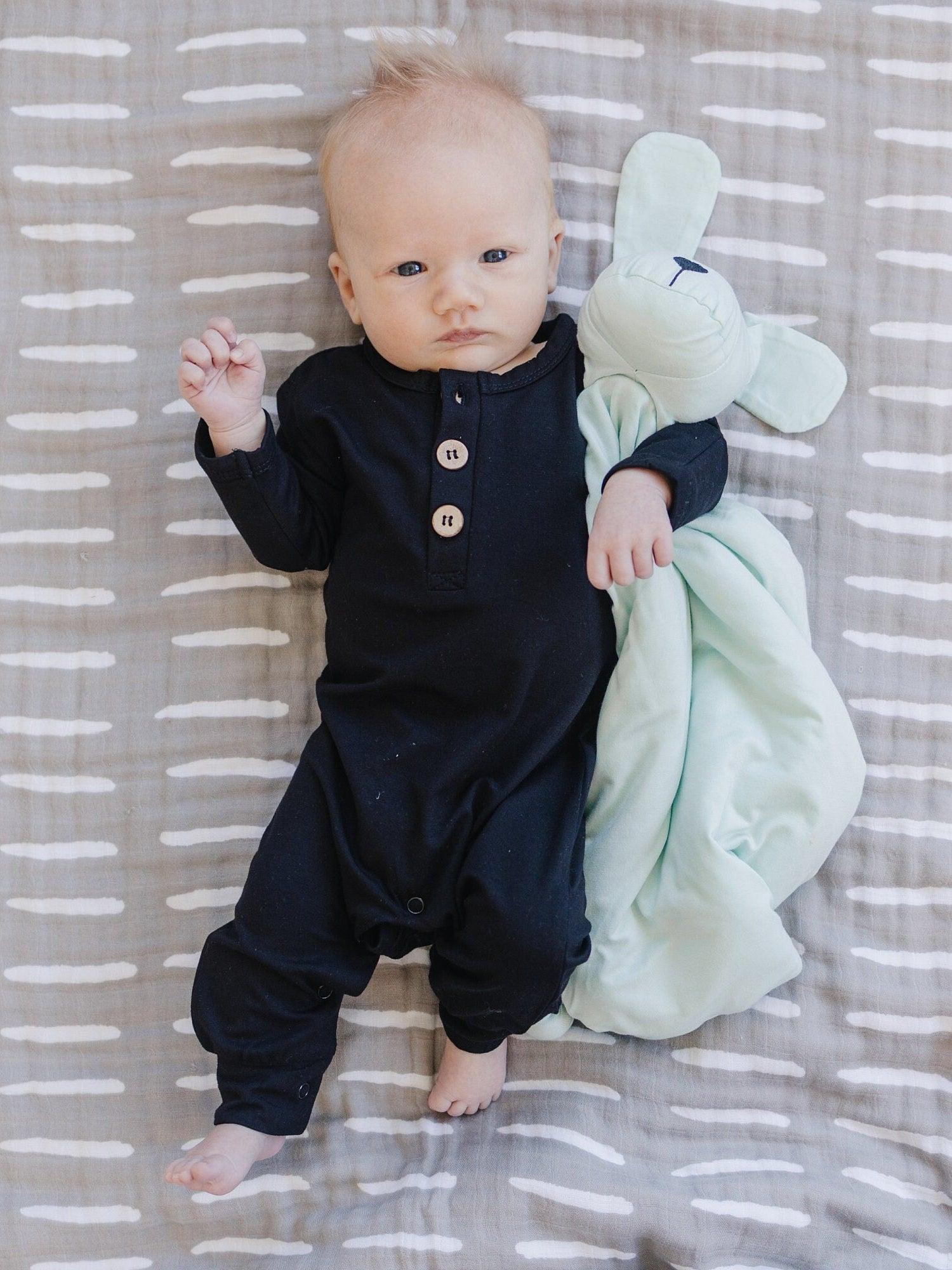 Bamboo Henley Romper - more colors - Little Joy Co.