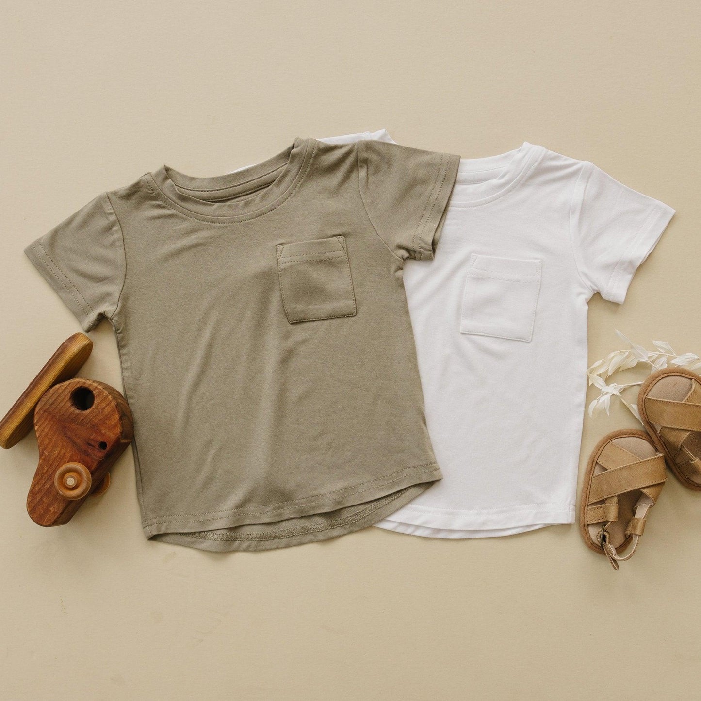 Bamboo Pocket Tee - Little Joy Co.