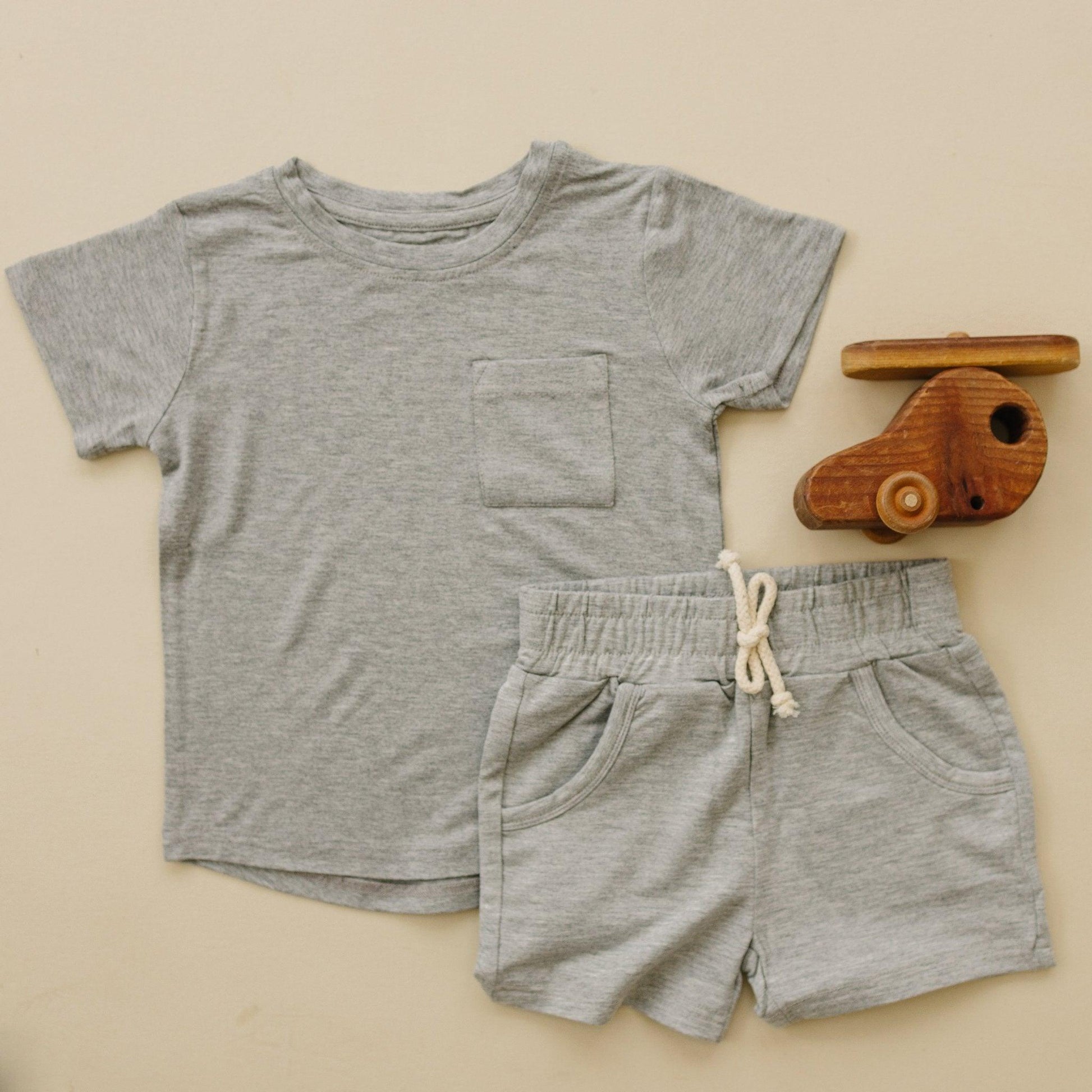 Bamboo Pocket Tee - Little Joy Co.