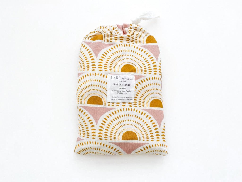 Bamboo Changing Pad Cover - Vintage Sunshine