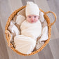 Bamboo Stretch Swaddle - Cream