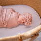 Bamboo Stretch Swaddle - Dusty Pink