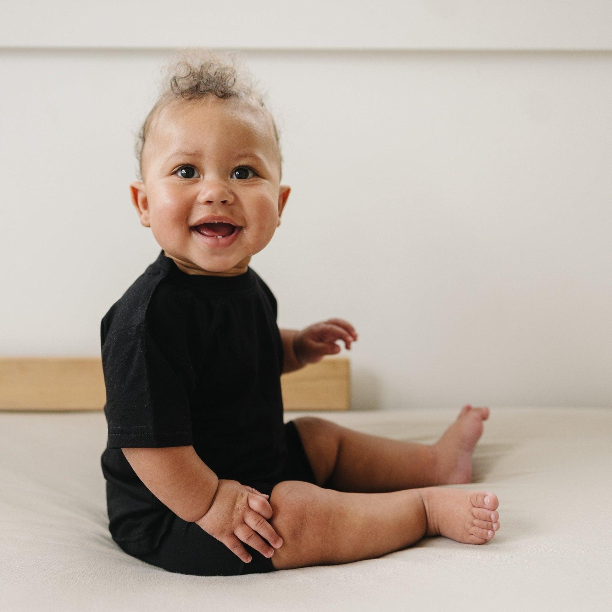 Bamboo Tee & Bike Shorts Set - Little Joy Co.