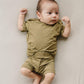 Bamboo Tee & Bike Shorts Set - Little Joy Co.