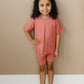 Bamboo Tee & Bike Shorts Set - Little Joy Co.