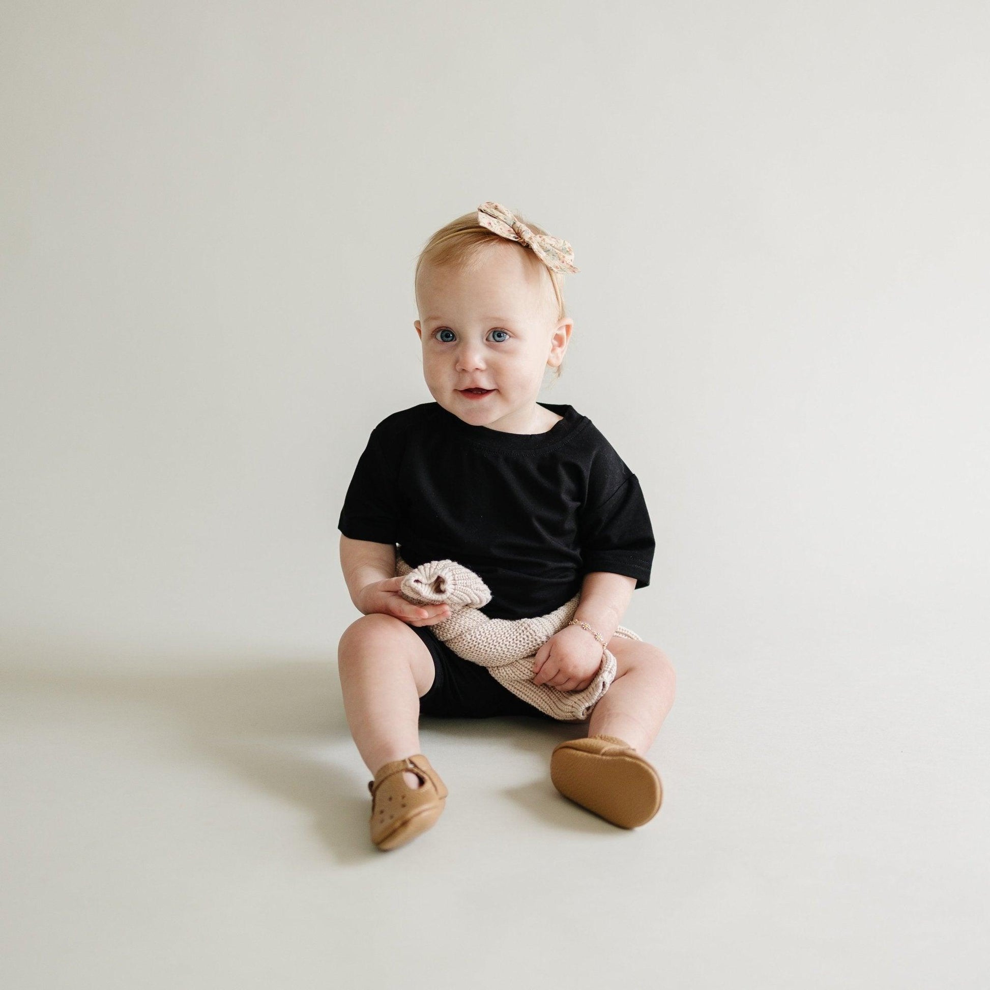 Bamboo Tee & Bike Shorts Set - Little Joy Co.