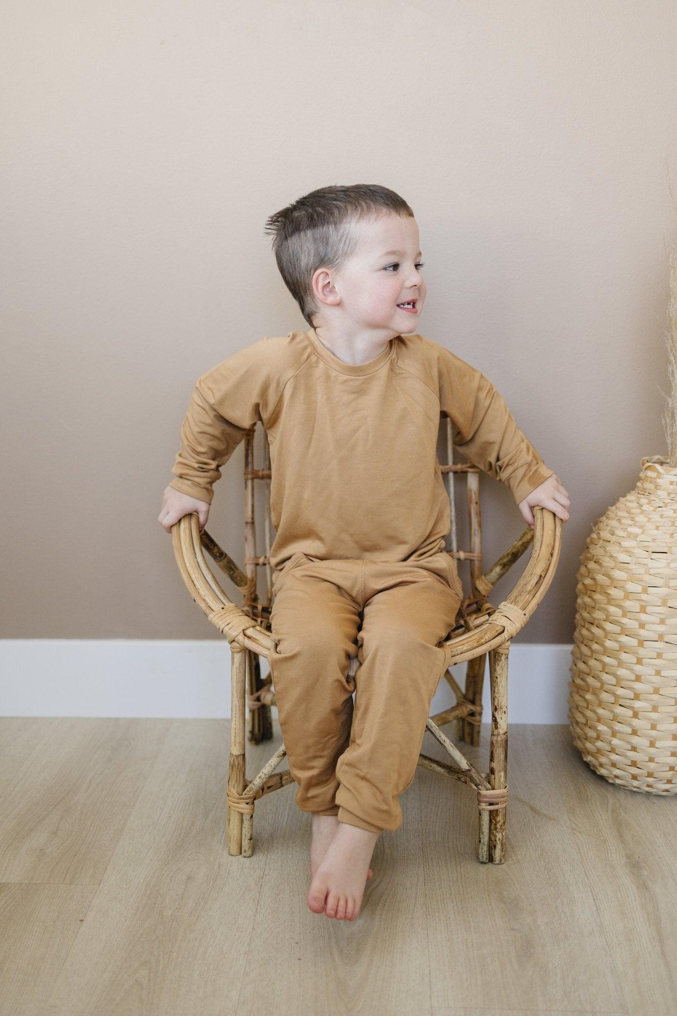 Bamboo Terry Crewneck Sweatshirt - Little Joy Co.