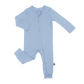 Larkspur Baby Zip Romper in Denim