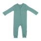 Larkspur Baby Zip Romper in Jade