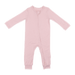 Larkspur Baby Zip Romper in Rose