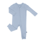 Larkspur Baby Zip Romper in Stone