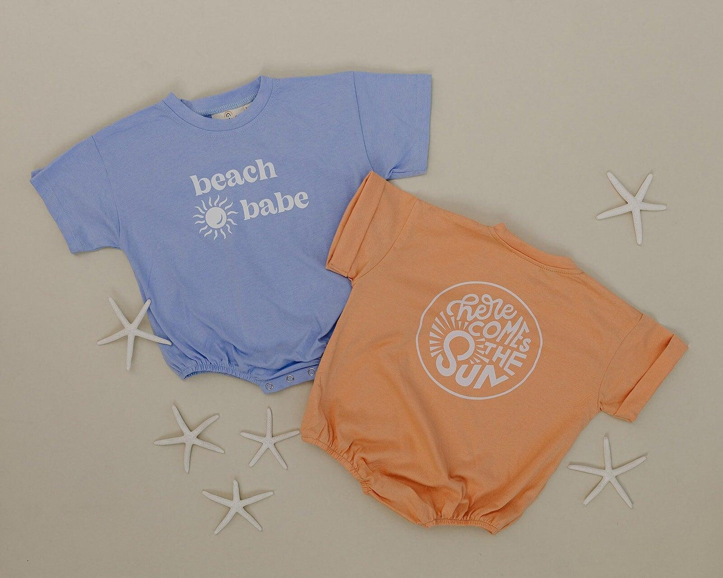 Beach Babe T - Shirt Romper - more colors - Little Joy Co.