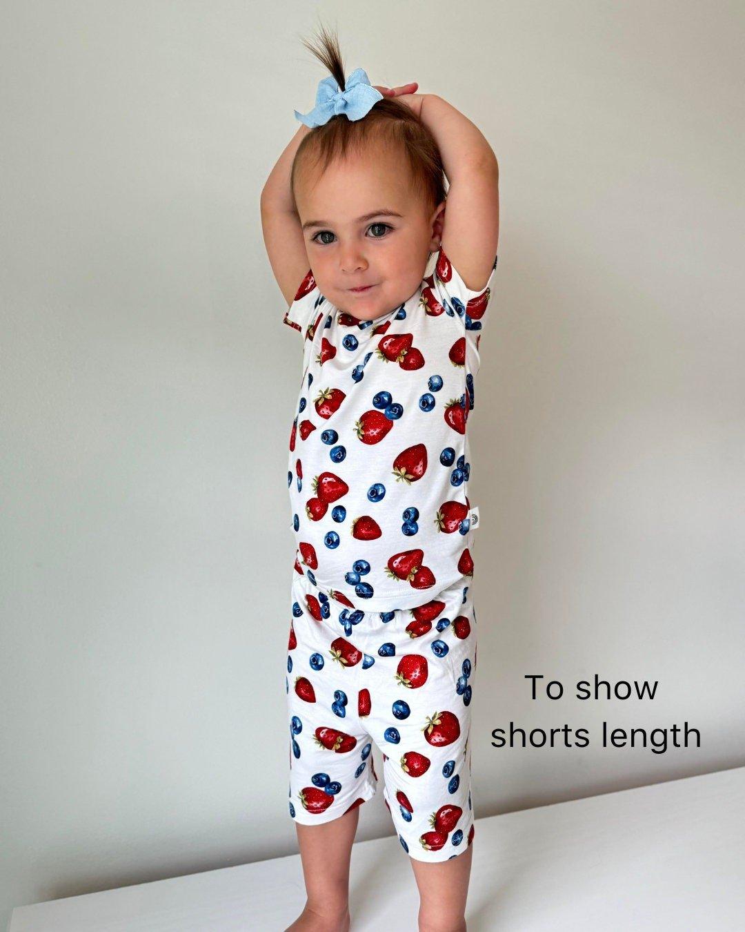 Berry Sweet 2pc Bamboo Pajamas *see size notes - Little Joy Co.