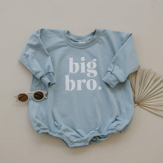 Big Bro Sweatshirt Romper - more colors - Little Joy Co.