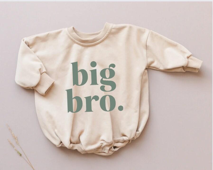 Big Bro Sweatshirt Romper - more colors - Little Joy Co.