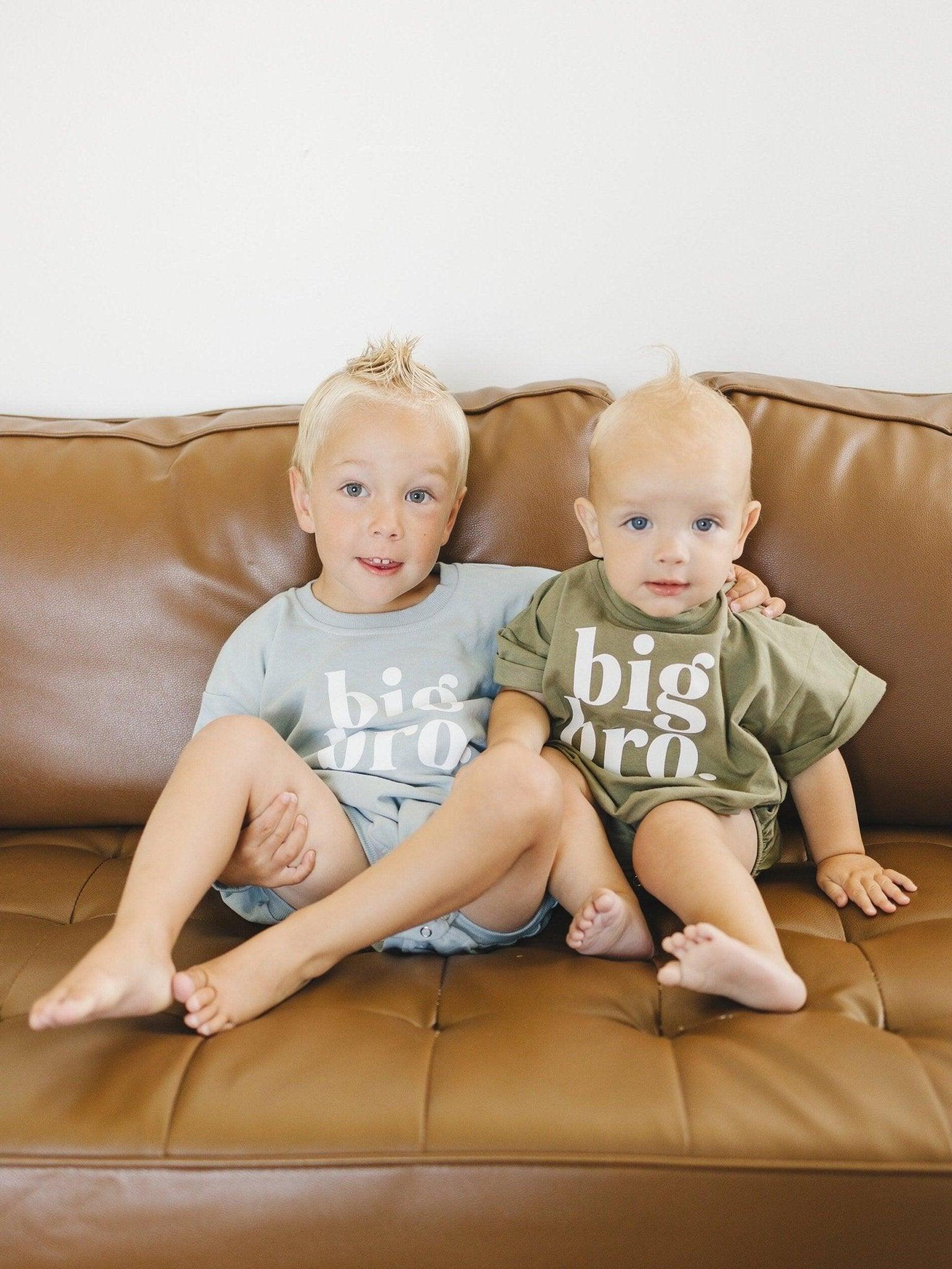 Big Bro T - Shirt Romper - more colors - Little Joy Co.