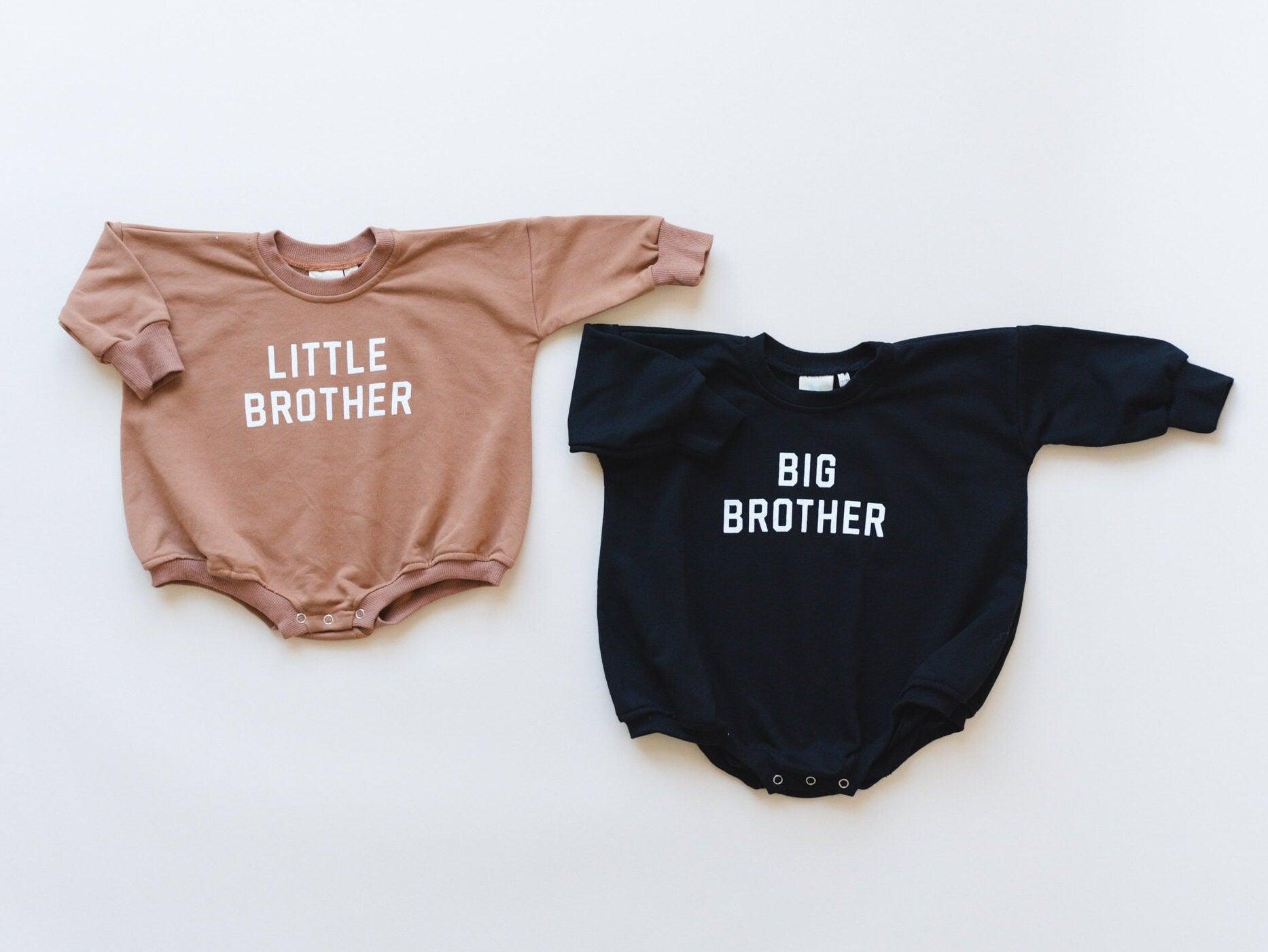 Big Brother Sweatshirt Romper - Little Joy Co.