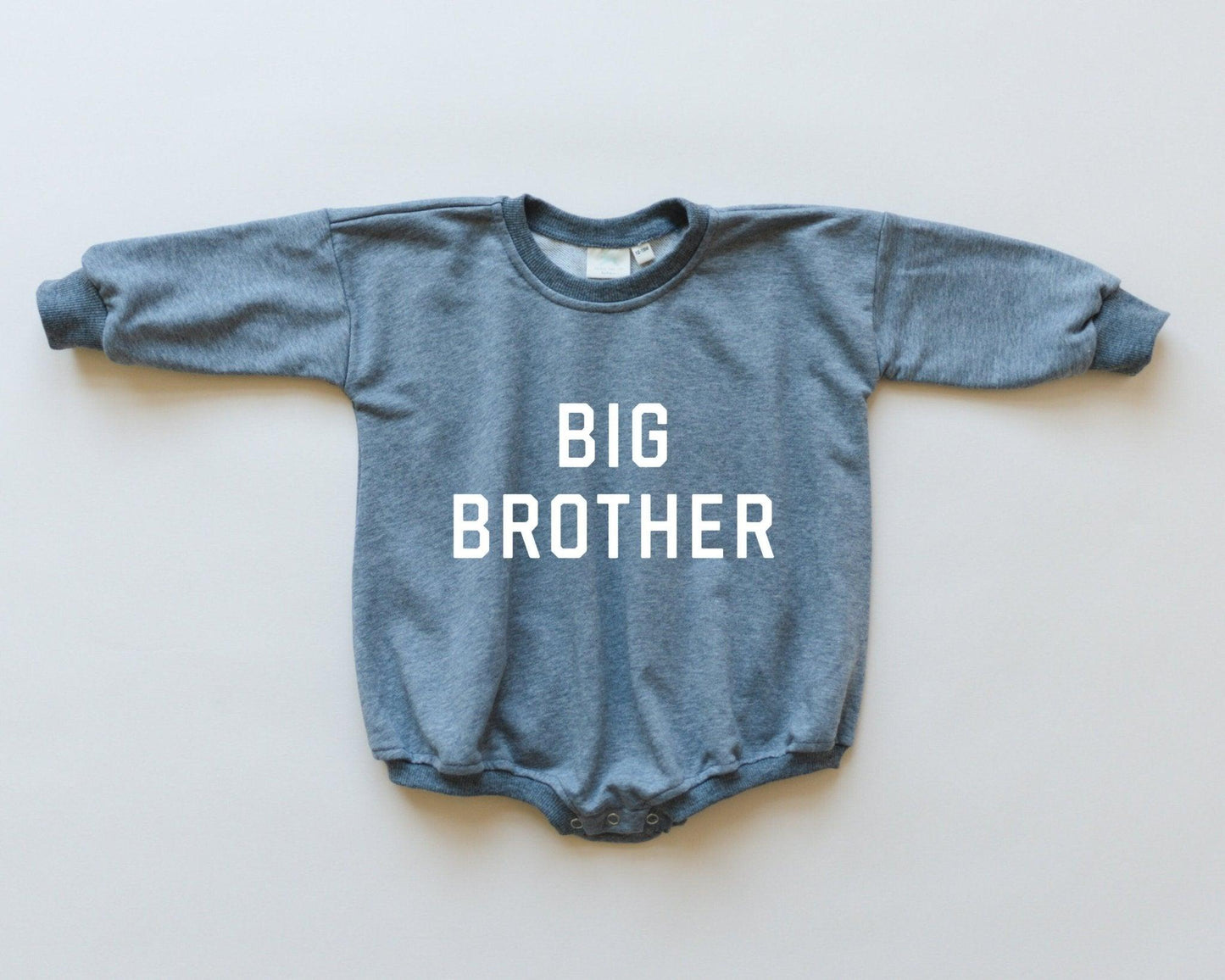 Big Brother Sweatshirt Romper - Little Joy Co.