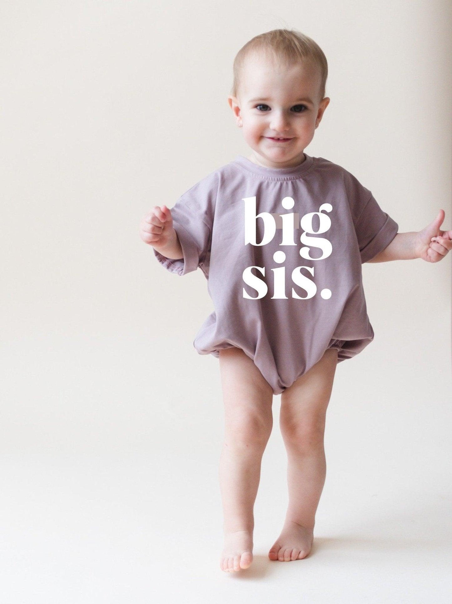 Big Sis Bubble Romper - more colors - Little Joy Co.