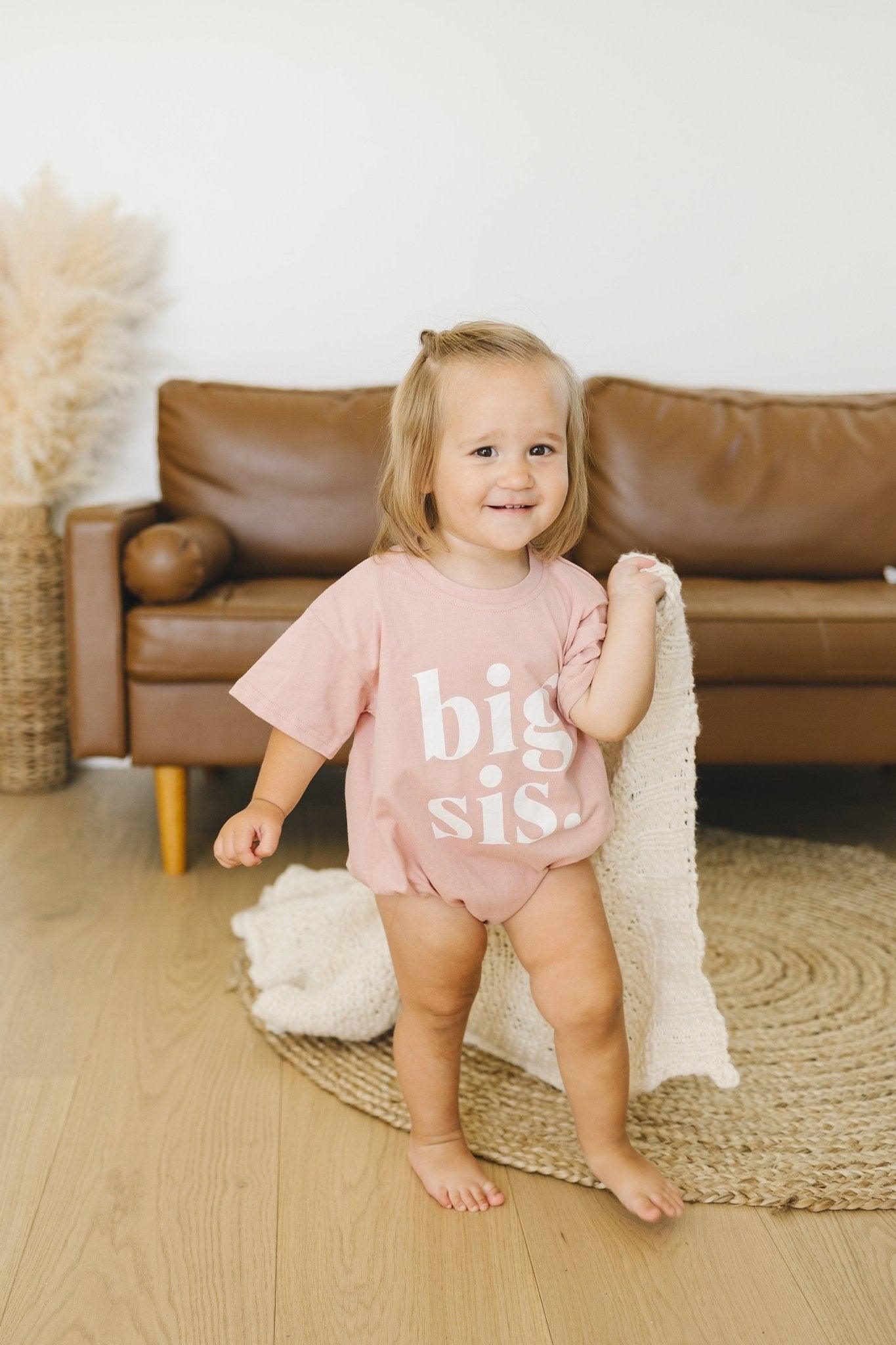 Big Sis Bubble Romper - more colors - Little Joy Co.