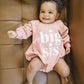 Big Sis Sweatshirt Romper - more colors - Little Joy Co.