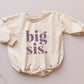 Big Sis Sweatshirt Romper - more colors - Little Joy Co.