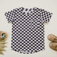 Black Checkered Bamboo Tee - Little Joy Co.