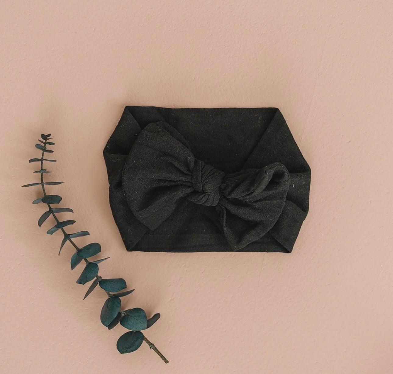 Black Classic Bow - Little Joy Co.