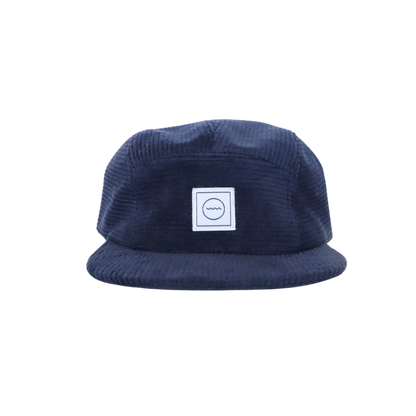 Corduroy Five-Panel Hat in Slate