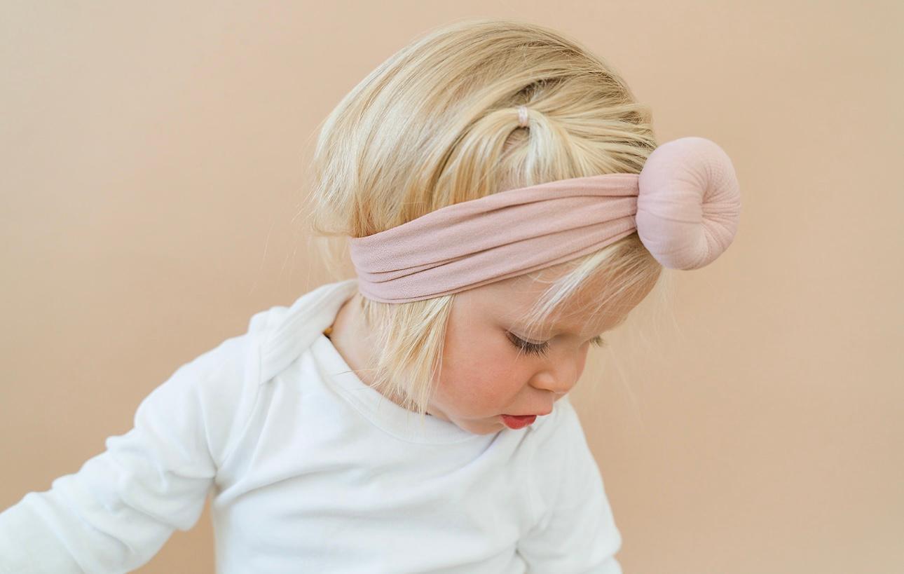 Blush Classic Knot Headband - Little Joy Co.