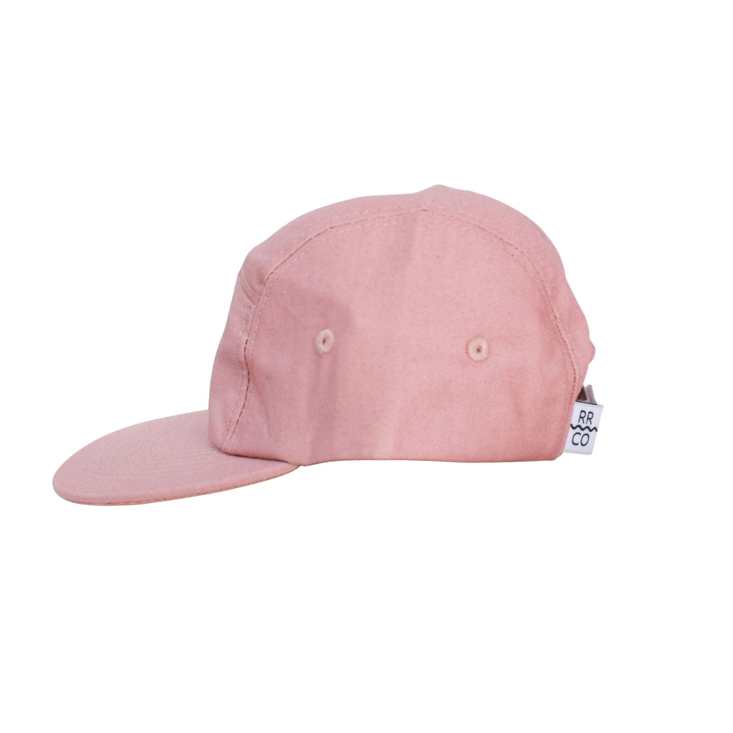 Cotton Five-Panel Hat in Blush