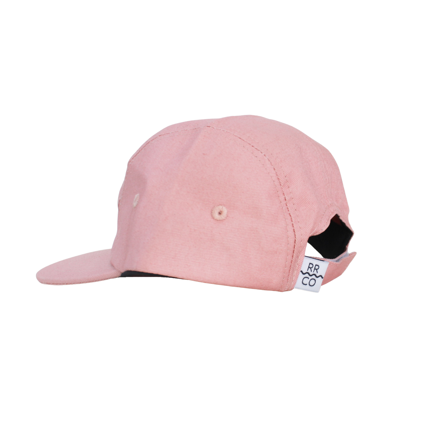 Cotton Five-Panel Hat in Blush