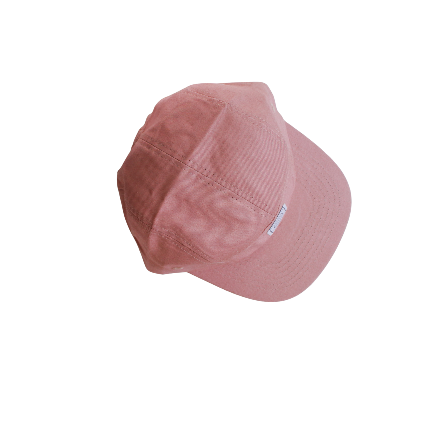 Cotton Five-Panel Hat in Blush