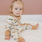 Boho Bats Bamboo Zippy Romper - Little Joy Co.