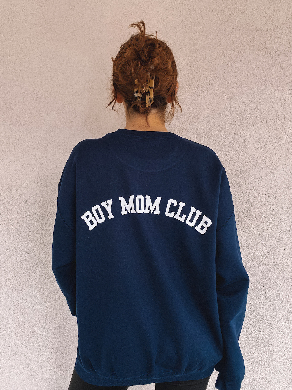 boy mom club crewneck