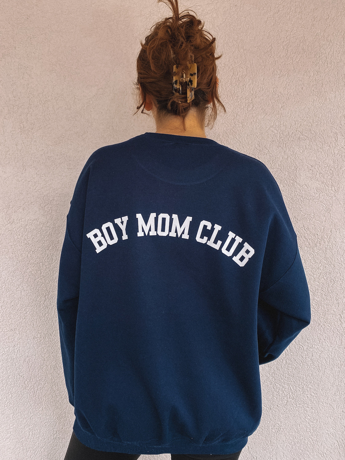 boy mom club crewneck