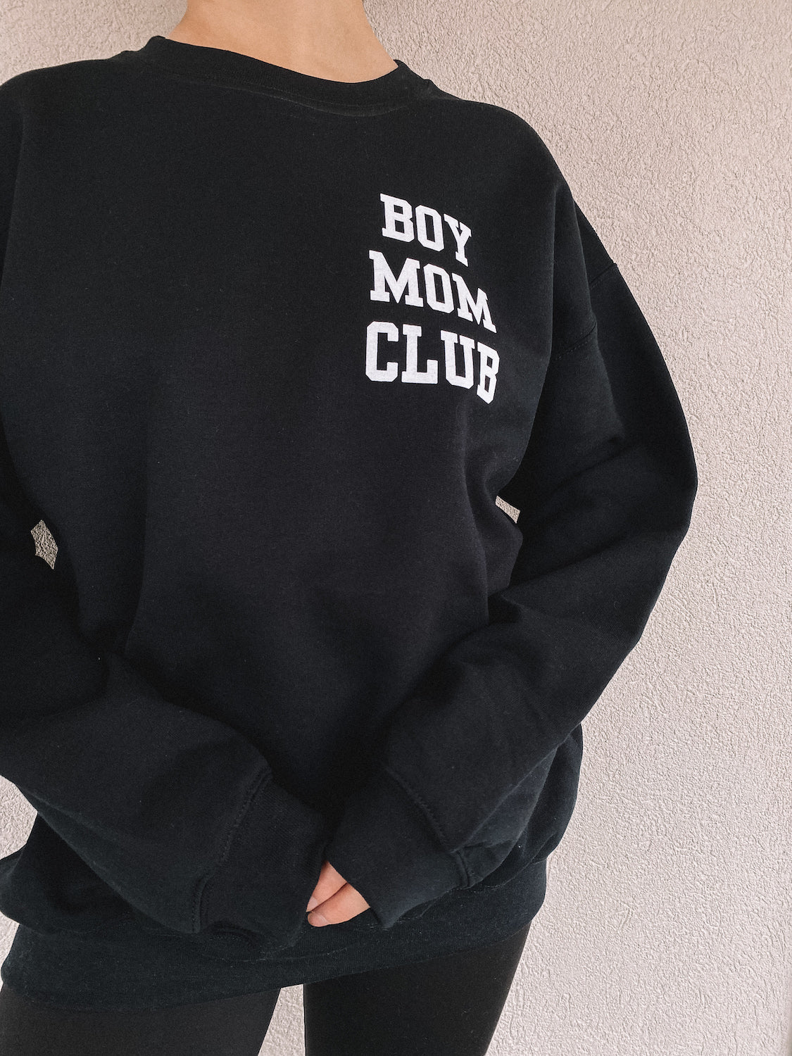 boy mom club crewneck