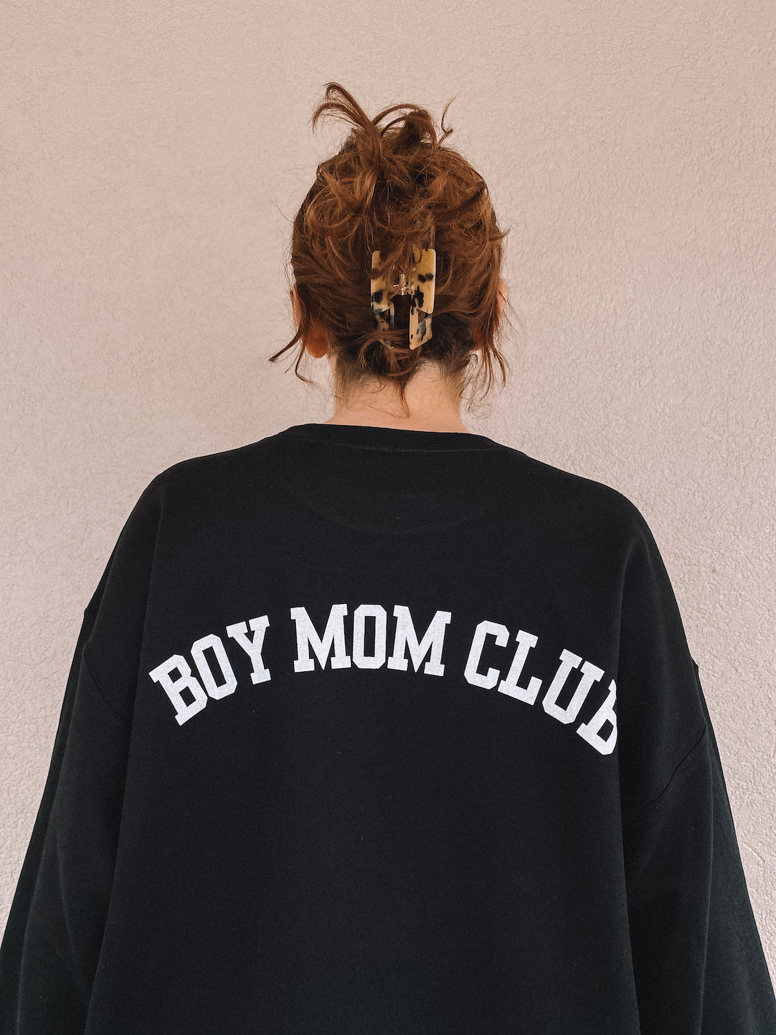 boy mom club crewneck