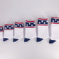 Stars and Stripes 4th of July Socks - Infant, Toddler, Youth & Adult Sizes